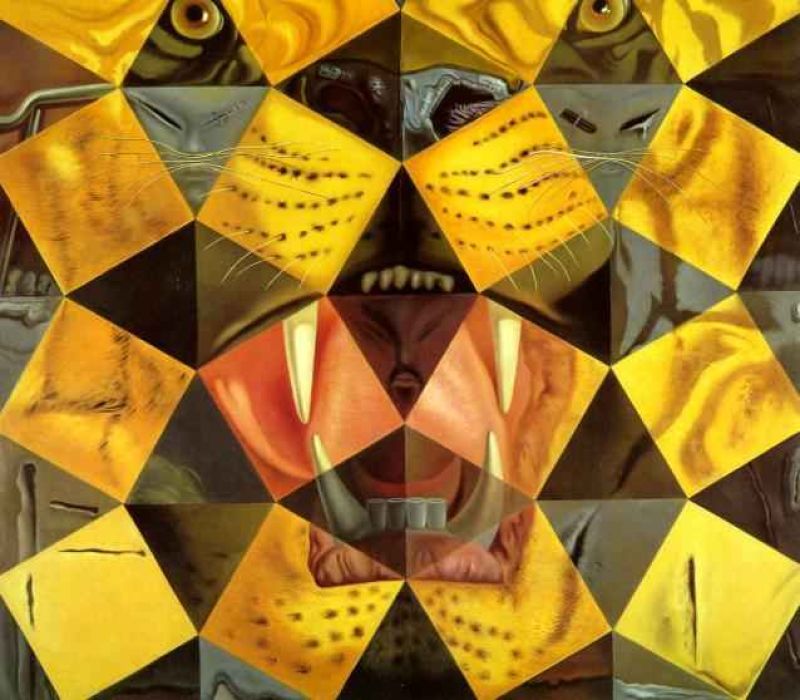 head of a royal bengal tiger 1963.jpg